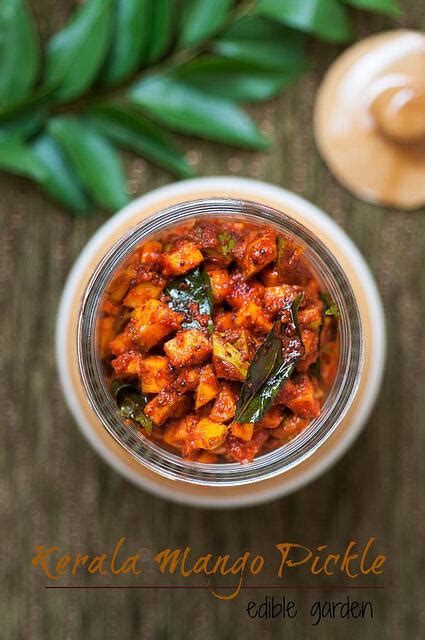 Instant Mango Pickle Spicy Kerala Mango Pickle Recipe Edible Garden