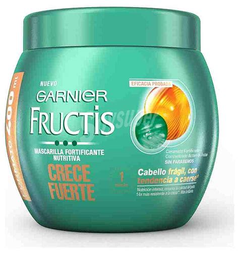 Fructis Garnier Mascarilla Fortificante Nutritiva Crece Fuerte Con