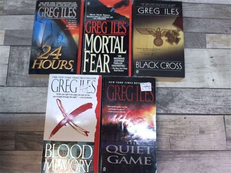 4-book Set By Greg Iles; the Footprints of God, True Evil, Turning ...