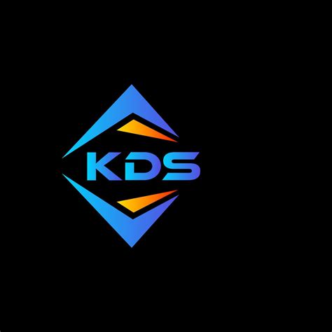 Kds Abstract Technology Logo Design On Black Background Kds Creative