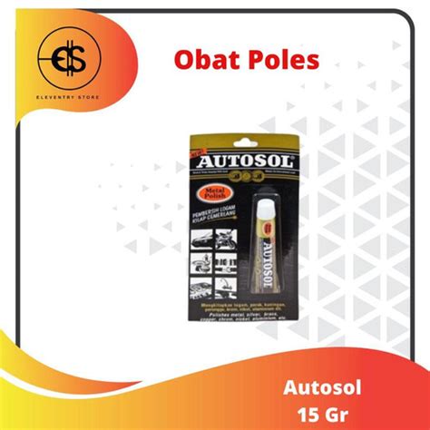 Jual Autosol 15 Gr Metal Polish Pembersih Karat Besi Chrome Stainless