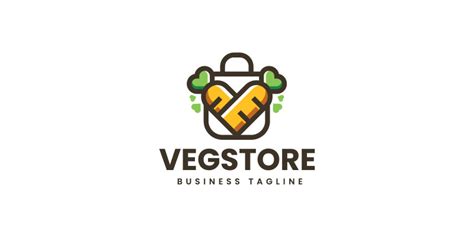 Vegetable Store Logo Template by Ardies | Codester