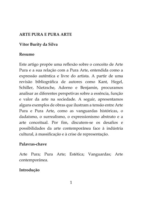 Pdf Arte Pura E Arte Pura