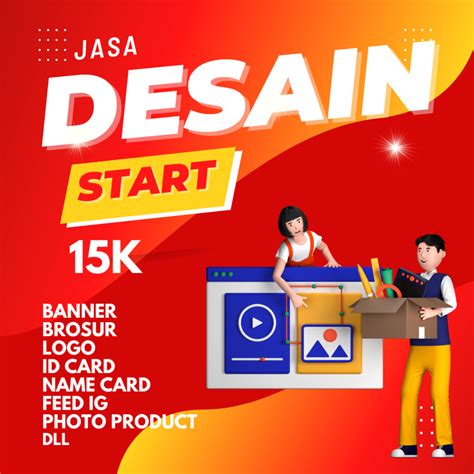 Jual Jasa Desain Banner Spanduk Poster Feed Menu Logo Brosur Flyer