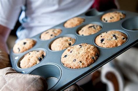 Huckleberry Muffins with Sour Cream Recipe | Hank Shaw