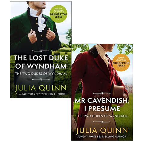 Julia Quinn Two Dukes Of Wyndham Series 2 Books Collection Set The Lost Duke Of Wyndham And Mr