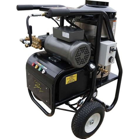 Cam Spray Pressure Washer 2500 Amp 270000 Psi Hot Water Electric Power Msc Industrial