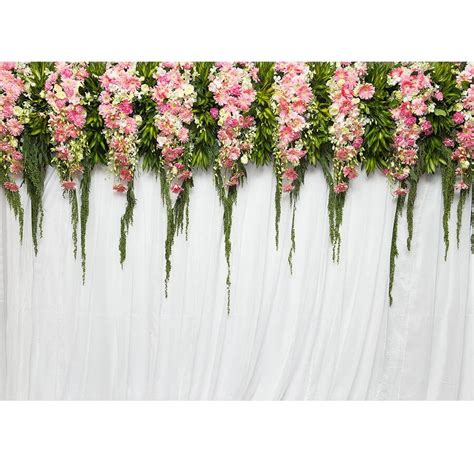 Wedding Flower Curtain Blossom Floral Garland Wall Party Decoration ...