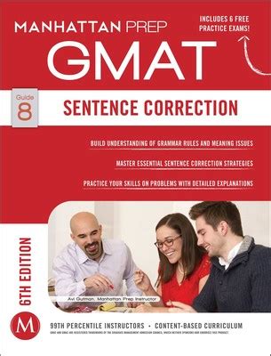 Gmat Sentence Correction Book By Manhattan Prep Official Publisher