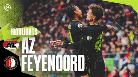 Hard Fought Win Highlights Az Feyenoord Eredivisie