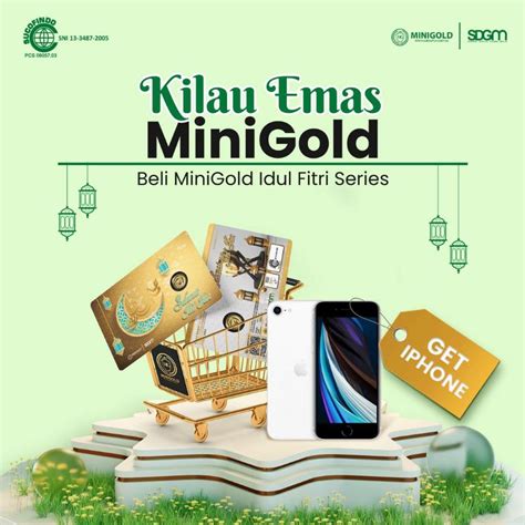 Jual Minigold Gift Series Idul Fitri 0 025 GRAM EMAS MINI GOLD MURNI