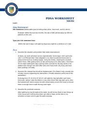 Effective PDSA Worksheet For Behavior Change Program Course Hero