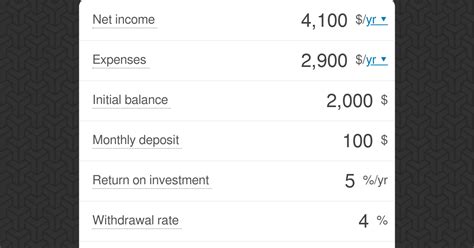 Early Retirement Calculator - Omni