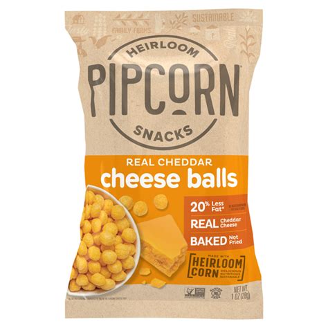 Save On Pipcorn Snacks Cheese Balls Real Cheddar Order Online Delivery