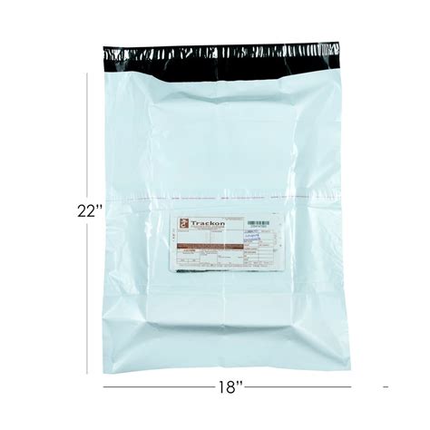 Plain White Tamper Proof Courier Bags For Shopping Thickness