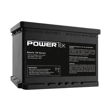 BATERIA SELADA 12V 7A VRLA REF EN012 POWERTEK Soluções em produtos