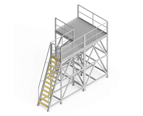 Train Loadout Safety Access Platform Fixed OEM Group Pty Ltd