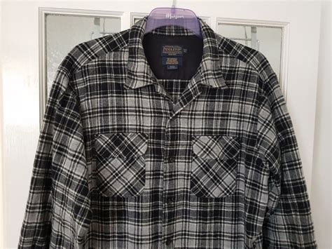 Pendleton The Original Board Shirt Wool Size Xl Tall Great