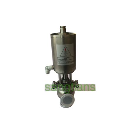 Ss304 Ss316l Food Grade Cut Off Valve Pneumatic Control Sanitary Globe Valve Solenoid Valve