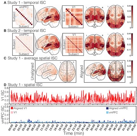 Temporal And Spatial Intersubject Correlation A Temporal Isc For