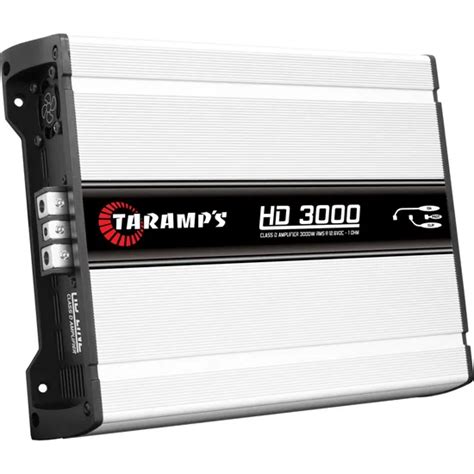 Módulo HD 3000 2 Ohms 3000W RMS 1 Canal TARAMPS Mundomax