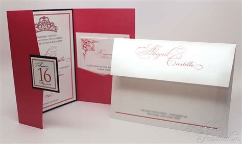 Elegant Pink Sweet 16 Invitations | Invitation Fascination