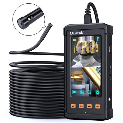 Oiiwak Dual Lens Endoscope For Industrial Sewer Pipe Drain Plumbing