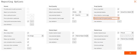 Improved Scrap Reporting Options Lynq Support