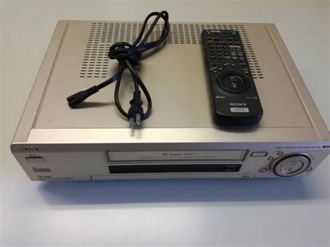 Yahoo オークション Sonyソニーs Vhsビデオデッキslv Rx9 動作確認済