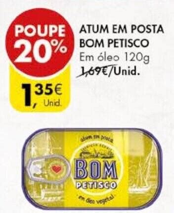 Promo O Atum Em Posta Bom Petisco G Em Pingo Doce