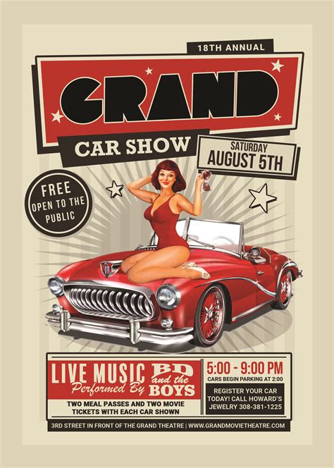 18th Annual Grand Car Show - Grand Island Grand Theater : Grand Island ...