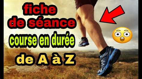 comment prépare une fiche de séance en EPS de A a Z course en durée