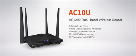 Amazon Tenda Ac Dual Band Smart Wifi Router Gigabit Ethernet