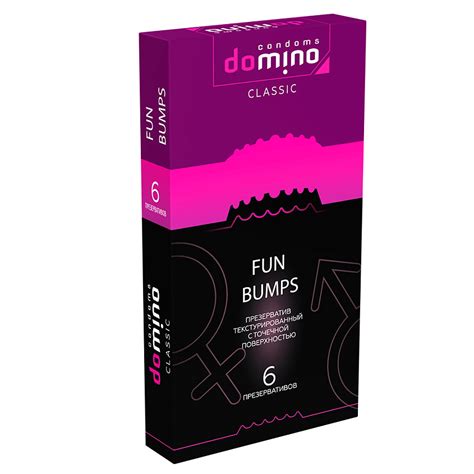 Domino Condoms Презервативы Domino Classic Fun Bumps купить по цене 135