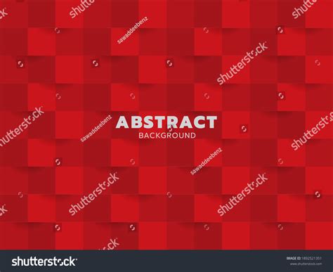 Red Abstract Geometric Texture Background Stock Vector (Royalty Free ...