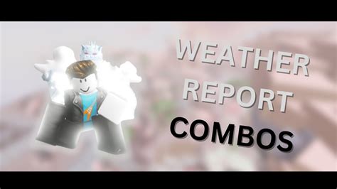 Aut Weather Report Combos Youtube