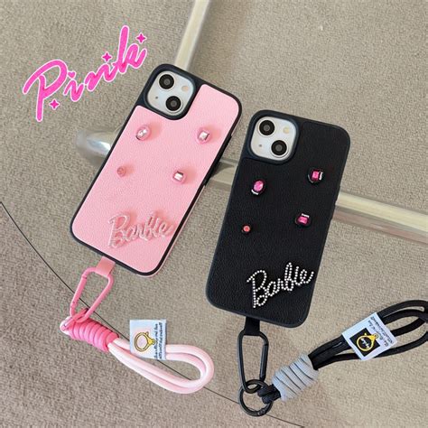 Funda Barbie Con Pedrer A Incrustada Para Iphone Pro Promax