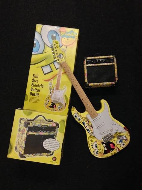 Spongebob Electric Guitar Pack Full Size In Box Catawiki