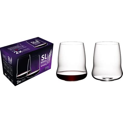 Buy Riedel Wine Glass Stemless Wings Cabernet Sauvignon Set Of 2 Online