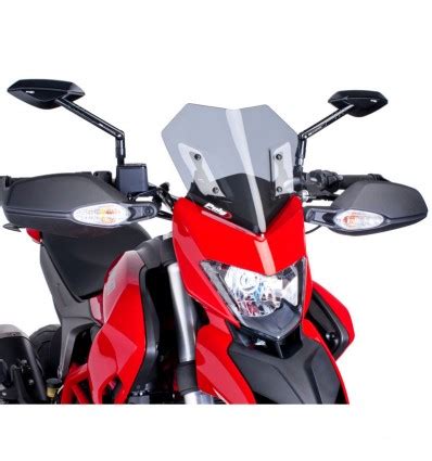 Cupolino Puig Naked Per Ducati Hypermotard Fume Chiaro