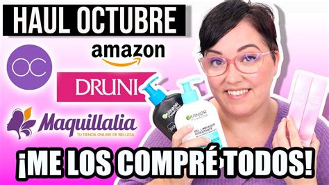 Haul Octubre Maquillalia Druni Amazon Onlinecosm Ticos Youtube