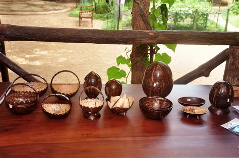 Coconut Shell Products By Gh Methsiri Piyananda Sri Lankan Rural