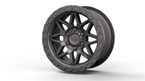 D Hardrock Offroad Rim Model Turbosquid