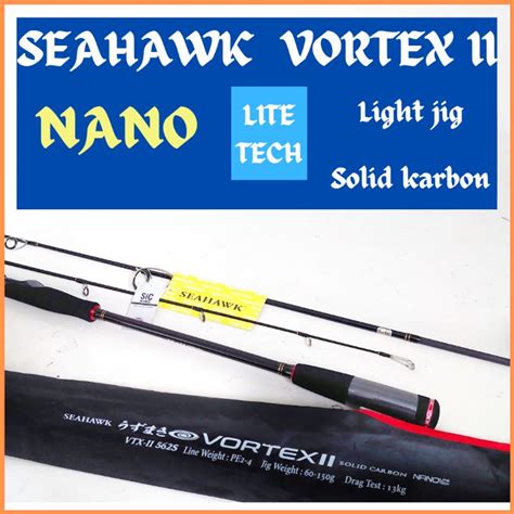 Jual Joran Light Jig Seahawk Vortex Ii Shopee Indonesia