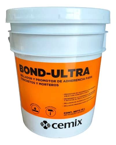 Cemix Bond ultra Sellador Y Adhesivo P Concretos Y Morteros Envío gratis