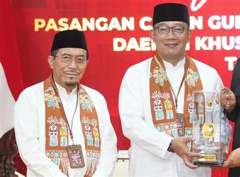 Enam Visi Dan Misi Ridwan Kamil Suswono Ingin Wujudkan Jakarta Sebagai