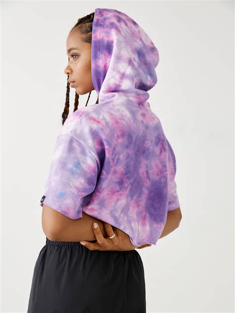 Tie Dye Crop Hoodie