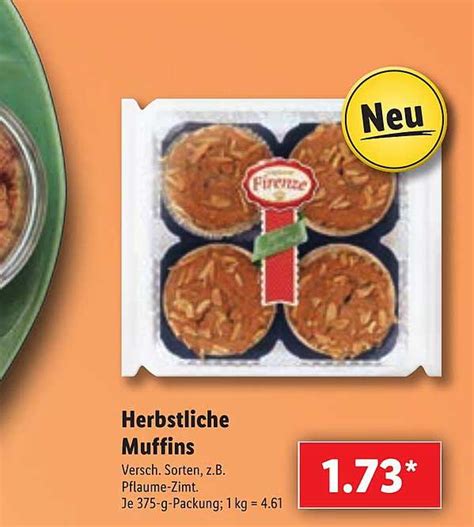 Herbstliche Muffins Angebot Bei Lidl Prospekte De