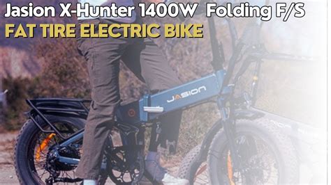 Jasion X Hunter 1400W Folding Full Suspension Fat Tire Electric Bike