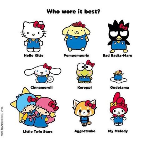 Personnages De Sanrio Déguisés En Hello Kitty R Sanrio